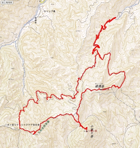 経読岳～小屋ヶ岳～茶臼山　周回縦走_d0006512_16560798.jpg