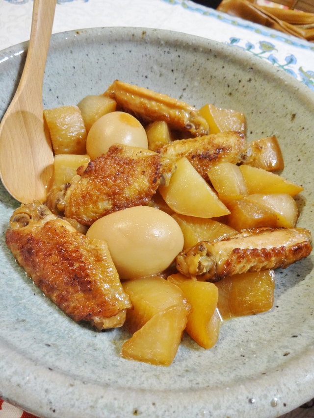Sさんの料理帖　夕べの食卓シリーズ　Vol.6　チキンはアメリカ・・鶏は日本の食材です~(￣m￣*) ☆_e0130381_7294689.jpg