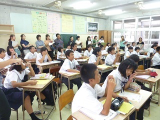 自分のことを伝えよう 1年1組英語の授業 宮古島市立北中学校