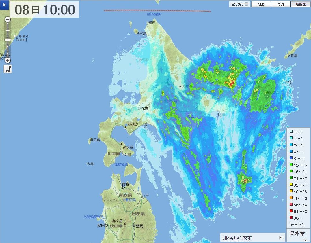 台風23号くずれに翻弄された一日_c0025115_18345264.jpg