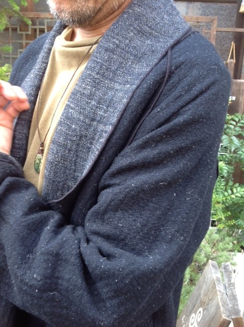 送関込 MITTAN 二重織ジャケット サイズ２ 紺杢 綿毛麻 | www.tegdarco.com