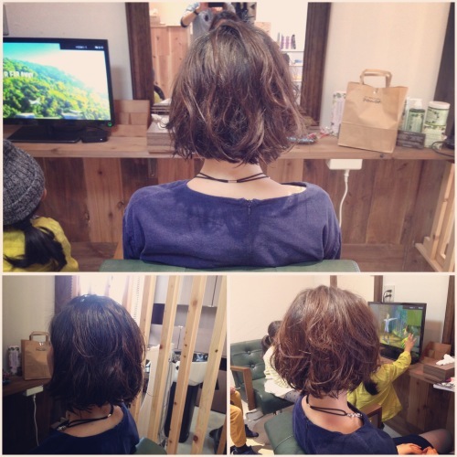 前沢の田んぼの中にある小さな美容室powan