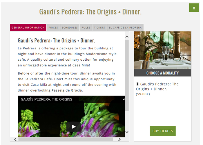 西地中海クルーズ(15) 「カサ・ミラ」食事付きナイトツアー_d0210324_6595039.jpg