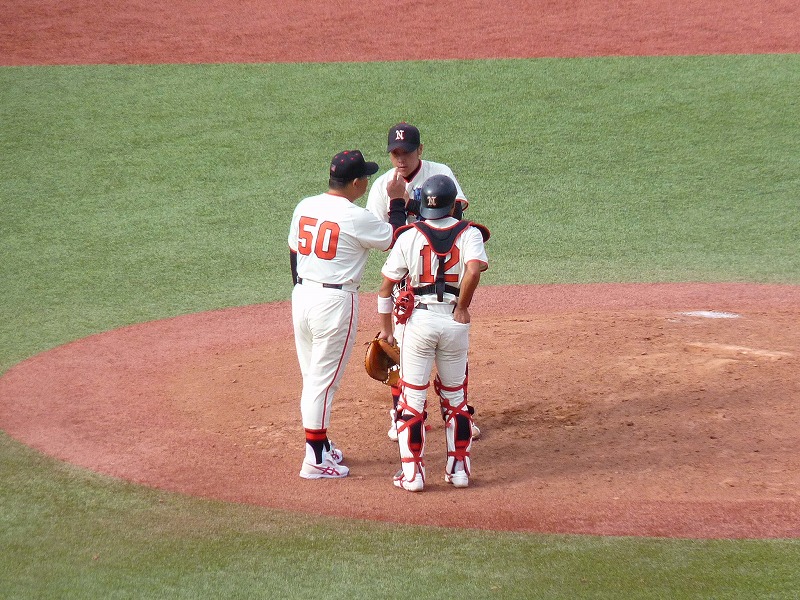 日本大対中央大 9月30日 東都大学野球1部 前半_b0166128_17383114.jpg