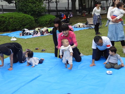 10/10　おでかけ・パパいっぽ　ミニ運動会_f0215432_15271118.jpg