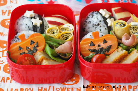今日のハロウィン弁当_d0327373_10543252.jpg
