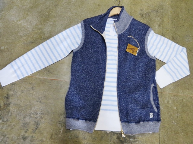 今時期に・・・これからの季節もIN!にOUT!に◎◎ Kepani ・・・ MELANGE SWEAT ZIP VEST (再)_d0152280_105258.jpg