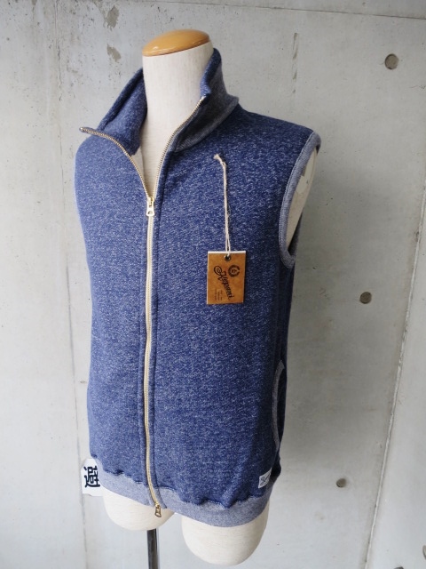 今時期に・・・これからの季節もIN!にOUT!に◎◎ Kepani ・・・ MELANGE SWEAT ZIP VEST (再)_d0152280_9572074.jpg