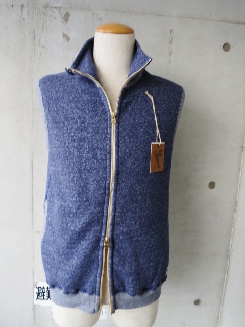 今時期に・・・これからの季節もIN!にOUT!に◎◎ Kepani ・・・ MELANGE SWEAT ZIP VEST (再)_d0152280_958699.jpg