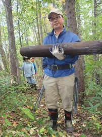 平成27年10月10日(土) 高川山林 天候:晴れ 参加:10名_c0173813_21405691.jpg