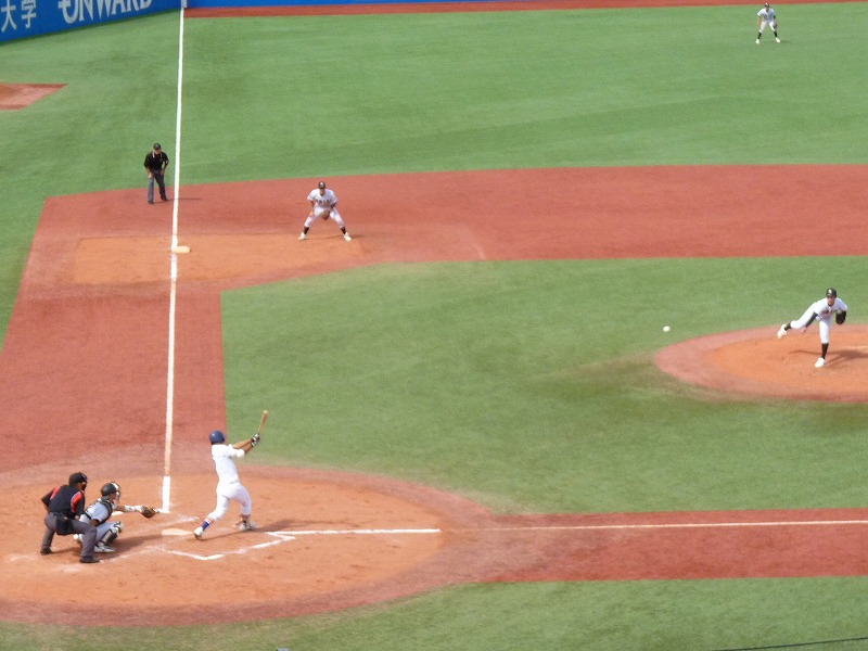 駒澤大対亜細亜大 10月2日 東都大学野球1部 後半_b0166128_1150357.jpg