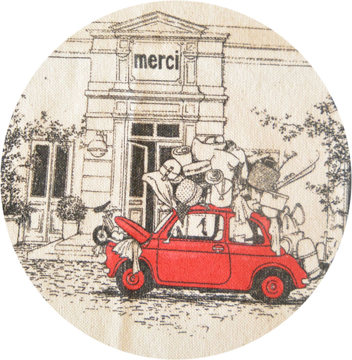 ◆ファン必見、パリのセレクトショップ『MERCI』のショッピングバック入荷!_f0251032_1229996.jpg