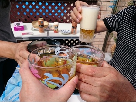デッキでBBQ♪_c0128303_21232915.jpg