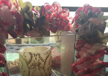 16 New Year S Wreath 16ニューイヤーリース ハワイでリボンレイ 製作スクール Ribbon Lei Happy Na Mainichi