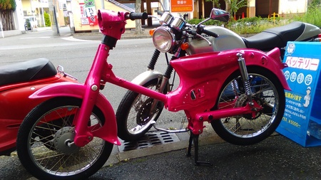 ピンクカブ　ローリングシャーシ_a0165286_114378.jpg