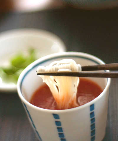 トマトスープを麺つゆにアレンジ！_d0339702_15153328.jpg
