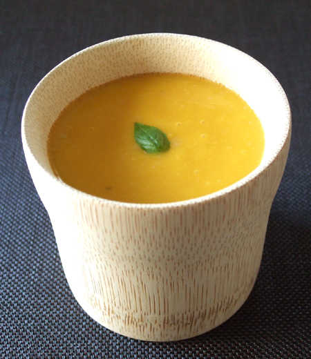 かぼちゃの煮物がスープに変身！_d0339702_15154699.jpg