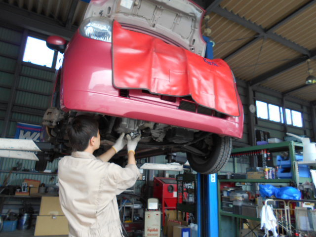 日産 モコ オルタネーター交換(*´Å`)ノ_c0213517_11473138.jpg