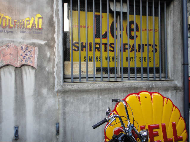 【Co.】WOLF'S HEAD ヴィンテージ看板 1959 WOLF'S HEAD MOTOR OIL FLANGE GAS STATION SIGN - Vintage