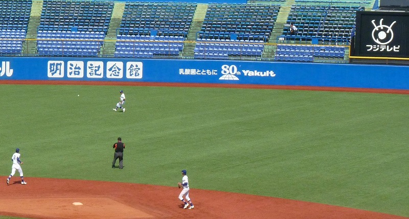 中央大対駒澤大 10月6日 東都大学野球1部 後半_b0166128_23172429.jpg