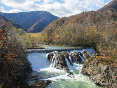 秋深まる「ヒョウタンの滝」から「札内川ダム」へ_f0276498_16383322.jpg