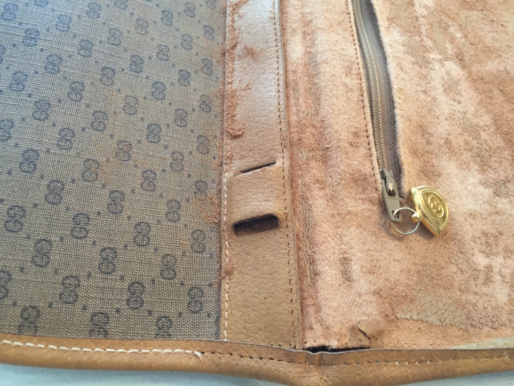 GUCCI バッグ 加水分解 裏地_b0178425_14134953.jpg
