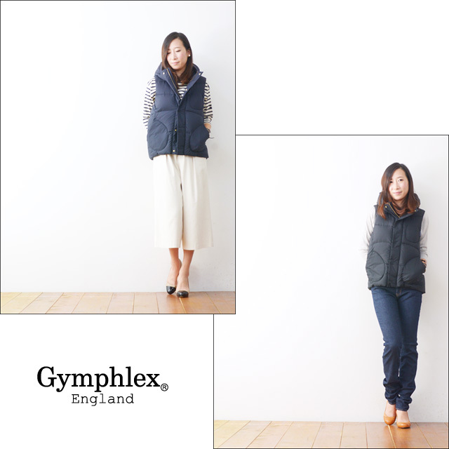 GYMPHLEX [ジムフレックス] ダウンフード ベスト [ J-1141TUF ] LADY\'S_f0051306_12432184.jpg