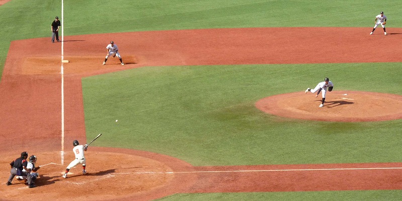 亜細亜大対日本大 10月6日 東都大学野球1部 前半_b0166128_1084769.jpg