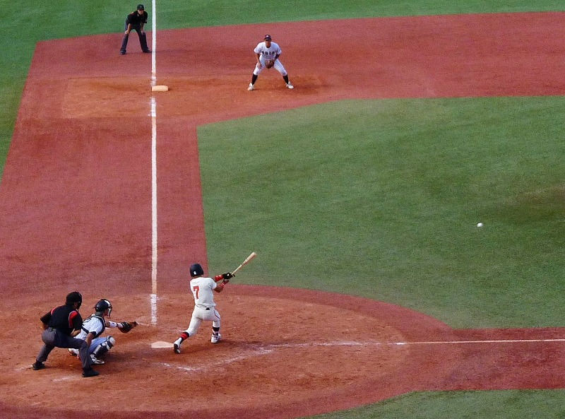 亜細亜大対日本大 10月6日 東都大学野球1部 前半_b0166128_1148583.jpg