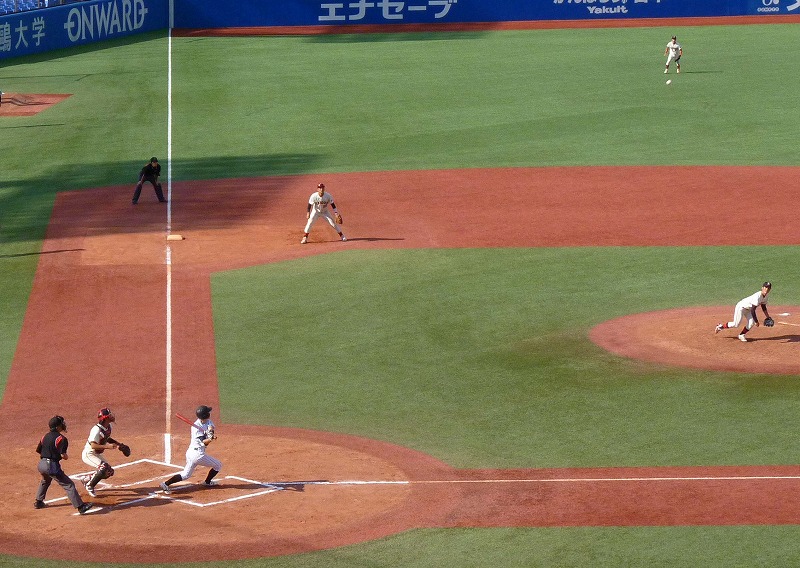亜細亜大対日本大 10月6日 東都大学野球1部 後半_b0166128_13453265.jpg