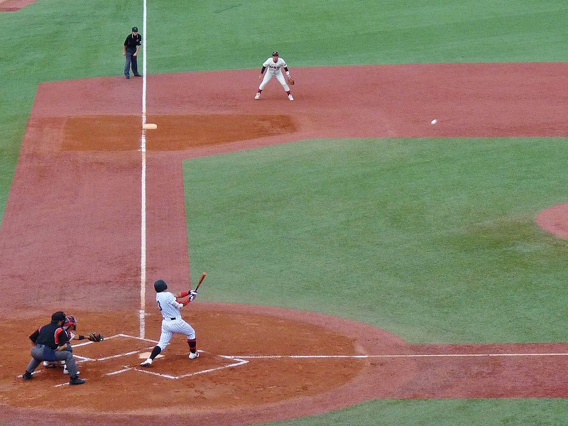 亜細亜大対日本大 10月6日 東都大学野球1部 前半_b0166128_983897.jpg