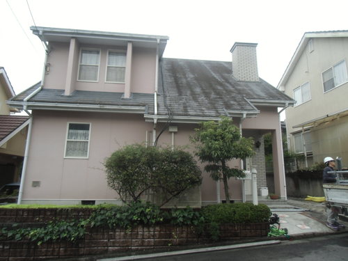 T様邸(廿日市市四季が丘)屋根塗装・駐車場工事_d0125228_814790.jpg