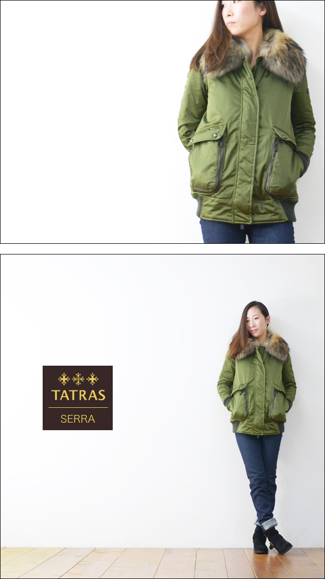 TATRAS 正規代理店 [タトラス] SERRA [ミリタリーダウンジャケット] [LTA16A4480] LADY\'S_f0051306_20263078.jpg