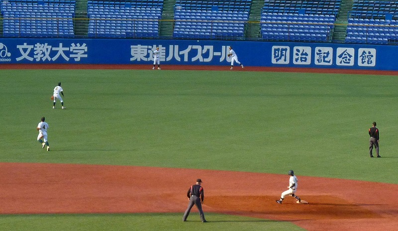 専修大対國學院大 10月6日 東都大学野球1部_b0166128_1763724.jpg