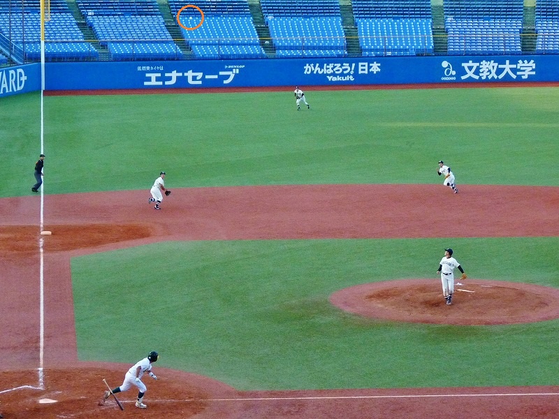 専修大対國學院大 10月6日 東都大学野球1部_b0166128_19252959.jpg
