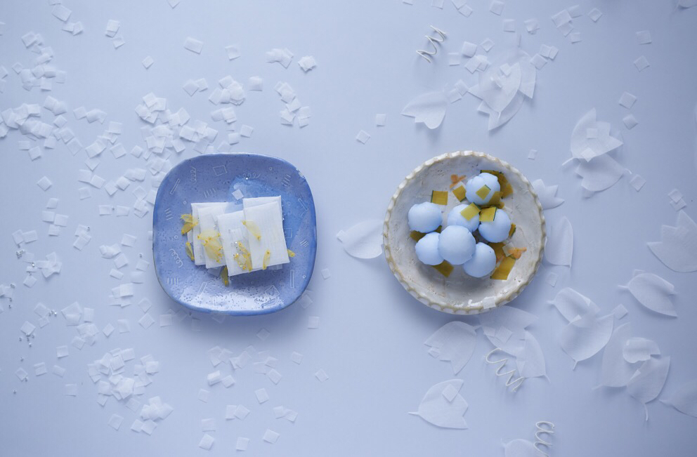 wea - handmade tableware - 「雪は踊っている、 落ち葉は舞っている」 _b0194467_12165635.jpg