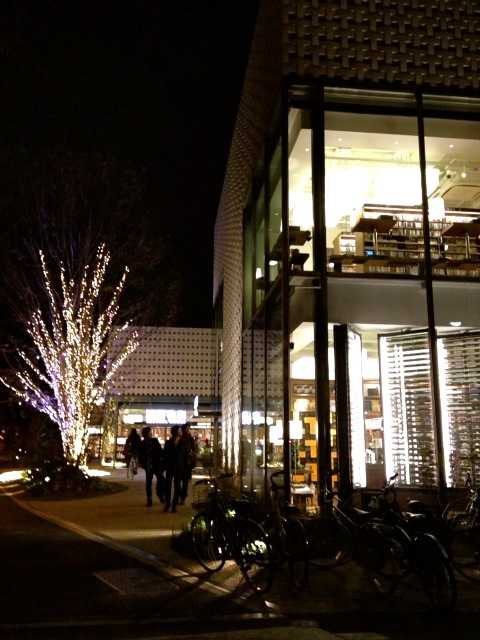 夜の代官山 蔦屋書店(DAIKANYAMA T-SITE)もいい感じ♪_d0339885_13485692.jpg