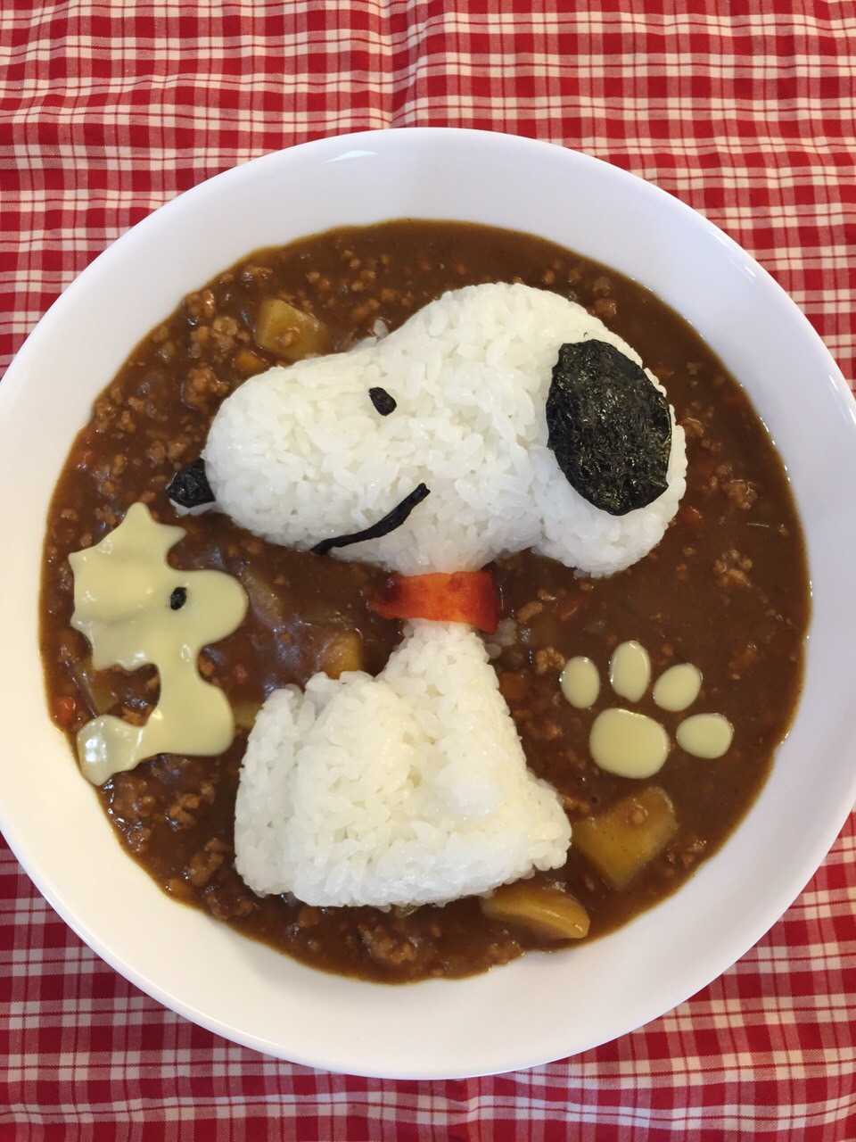 スヌーピーカレー_a0326106_13442232.jpg