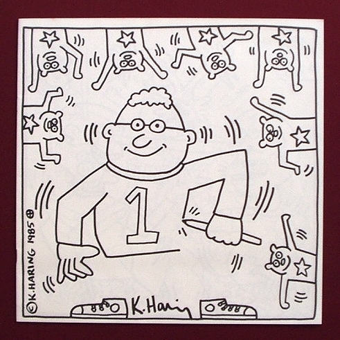 キース・へリングの塗り絵本「Keith Haring Coloring Book(2)」（1986）_a0155815_1738822.jpg