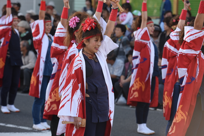 第10回つるせよさこい祭り　朝霞なるこ遊和会　（敬称略）　埼玉県朝霞市_c0276323_1727193.jpg