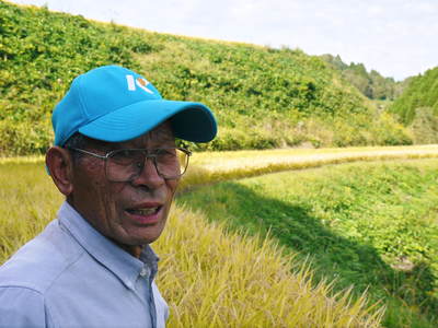 菊池水源棚田米 稲刈りの様子2015(後編)_a0254656_18494779.jpg