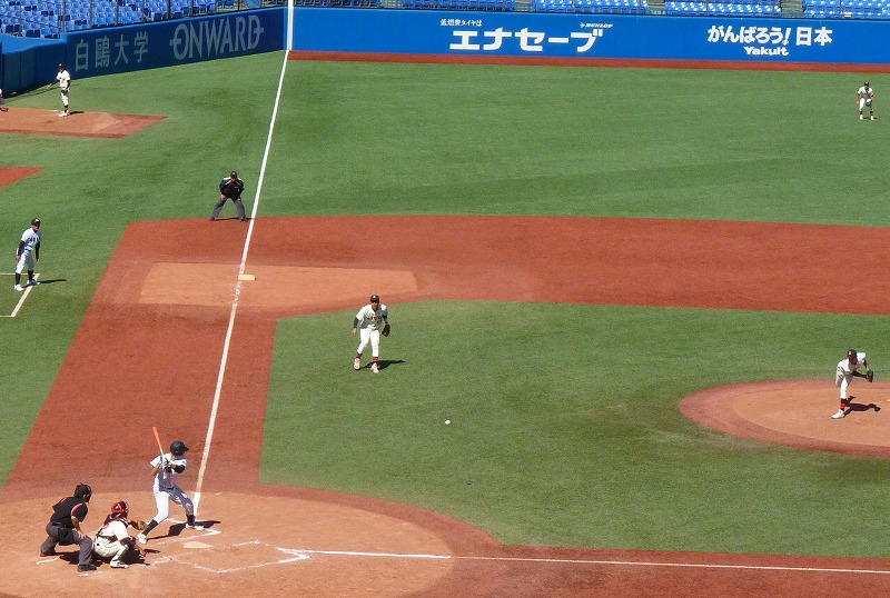 日本大対亜細亜大 10月7日 東都大学野球1部 後半_b0166128_1943428.jpg