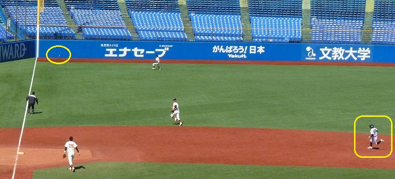 日本大対亜細亜大 10月7日 東都大学野球1部 後半_b0166128_1974360.jpg