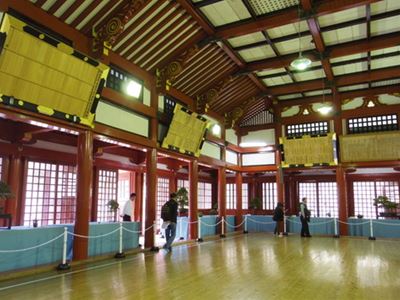 日光東照宮での盆栽展 : こもれび