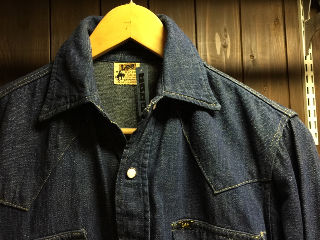 神戸店10/24(土)ヴィンテージ&スーペリア入荷!#1 1950\'s Lee Denim Rider Shirt!!!(T.W.神戸店)_c0078587_18551389.jpg