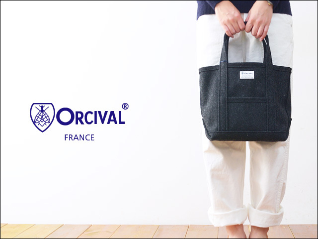 ORCIVAL[オーチバル・オーシバル] WOOL MELTON TOTE BAG SMALL [RC-7072WMT]  MEN\'S/LADY\'S_f0051306_13003807.jpg