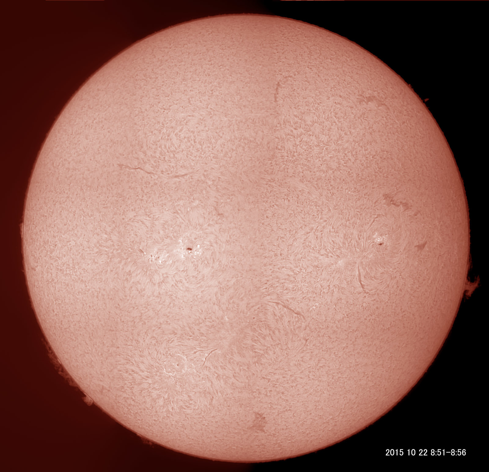 １０月２２日の太陽_e0174091_10344646.jpg