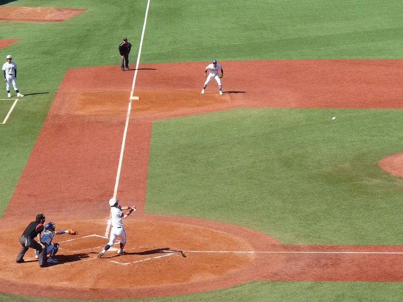 駒澤大対中央大 10月7日 東都大学野球1部 前半_b0166128_11355254.jpg