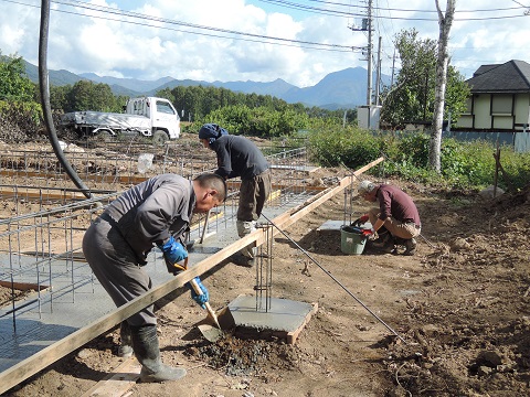 高根町E乗さん邸の現場より 9_a0211886_2322269.jpg