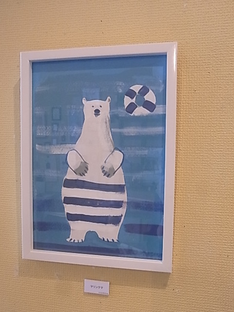 オクムラミチヨさん個展Animals 開催中。展示の様子_d0322493_263091.jpg